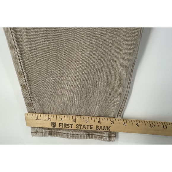 Abercrombie & Fitch Jeans Women Sz 28/6L Beige Tan 90s Relaxed Ultra-Rise 28x31 - Picture 11 of 11